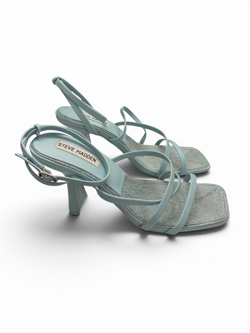 Steve Madden Mint Green Strappy Slingback Heels